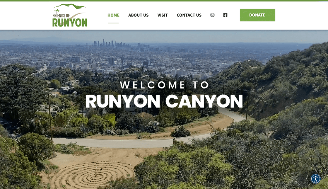 friends of runyon canyon desktop home page